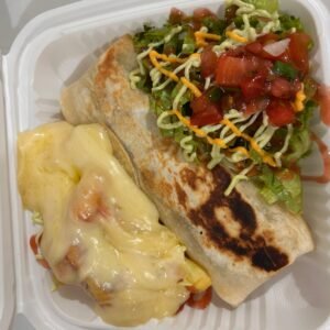 Burrito sencillo con papas